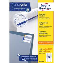 AVERY ZWECKFORM 3651-200 (52.5 x 29.7 mm)