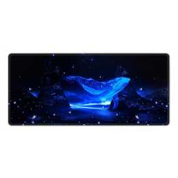 EG Tapis pour souris (Bureau à domicile, Baleine, Bleu)