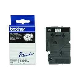 BROTHER P-Touch Nastro delle scritture (Nero / Transparente, 12 mm)