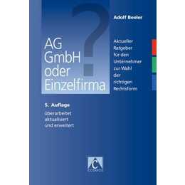 AG, GmbH oder Einzelfirma?