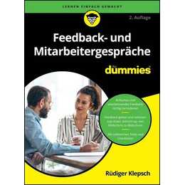 Feedback- und Mitarbeitergespräche für Dummies