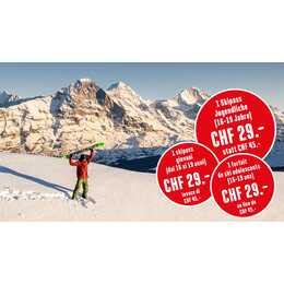 JUNGFRAU 1 Skipass Jugendliche (16-19 Jahre) 