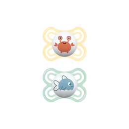 MAM Nuggi Perfect (Beige, Grün, 0 M - 6 M)