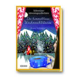 Die himmelblaue Weihnachtstasse
