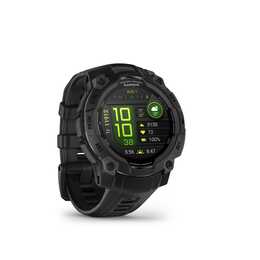 GARMIN Instinct 3 AMOLED 45mm (1.2", Taille unique, Noir, Polymère)