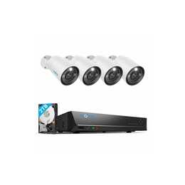 REOLINK Netzwerkkamera Set NVS8-12MB4 (12 MP, Bullet, 9 x RJ-45, eSATA, SATA, 2 x USB 2.0 Typ A)