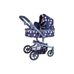 KNORRTOYS Boonk Puppenwagen (Violett, Pink, Blau)