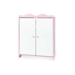 PINOLINO Jasmin Puppenschrank (Weiss, Rosa)