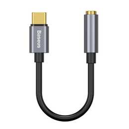 BASEUS Adapterkabel (USB C, 3.5 mm Klinke, 9 cm)