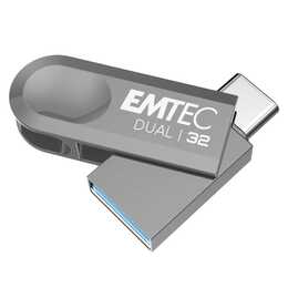 EMTEC Dual-C (32 GB, USB 3.2 Typ A, USB 3.1 Typ C)