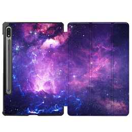 EG Hülle für Samsung Galaxy Tab S7 11" (2020) - lila Universum