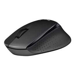 LOGITECH M330 Silent Plus Souris (Sans fil, Office, Noir)