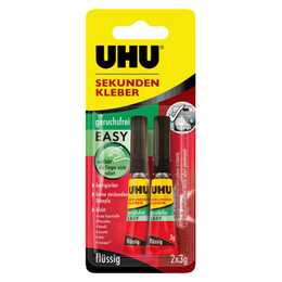 UHU Sekundenkleber Easy (3 g, 2 Stück)