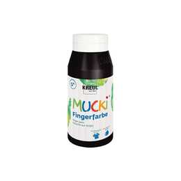 C. KREUL Fingerfarbe Mucki (750 ml, Schwarz)
