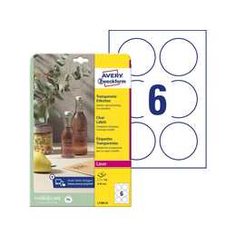 AVERY ZWECKFORM Druckeretikettenbogen (80 x 80 mm)