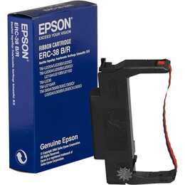 EPSON ERC 38BK/R Ruban encreur (Noir / Rouge)