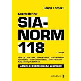 Kommentar zur SIA-Norm 118
