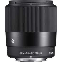 SIGMA Contemporary 30mm F/1.4-16 (E-Mount, Schwarz)
