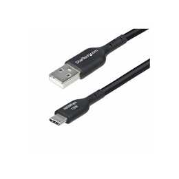 STARTECH.COM Stromkabel (Schwarz, 4 m, USB Typ A, USB Typ C)