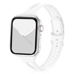EG Cinturini (Apple Watch 42 mm / 44 mm, Bianco, One size)