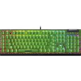 RAZER BlackWidow V4 X Minecraft Edition (USB, USA, Câble)