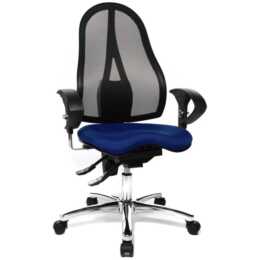 TOPSTAR Sitness 15 Bürodrehstuhl (Schwarz, Blau)