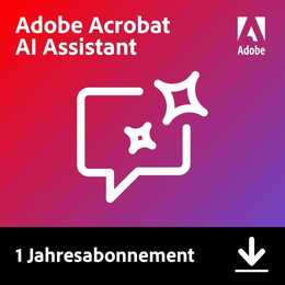 ADOBE AI Assistant for Acrobat (Jahreslizenz, 12 Monate, Deutsch)