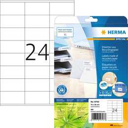 HERMA Druckeretikettenbogen (36 x 70 mm)
