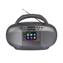 INTERTRONIC Boombox MCD-25 (Grau)