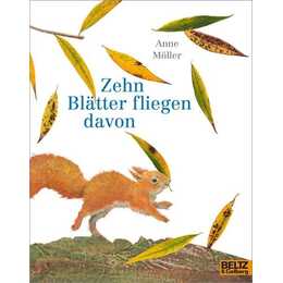 Zehn Blätter fliegen davon