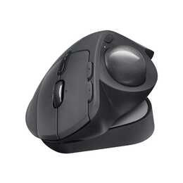 LOGITECH MX Ergo Souris Bluetooth (Sans fil, Universel, Noir)