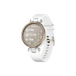 GARMIN Lily (34.5 mm, Plastique, Aluminium, Or, Blanc)