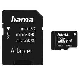 HAMA MicroSDHC 00213114 (Class 10, 32 GB, 80 MB/s)