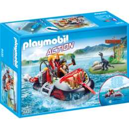PLAYMOBIL Action Aéroglisseur et moteur submersible (9435)