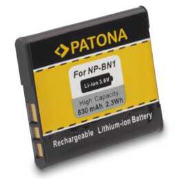 PATONA Sony NP-BN1 Kamera-Akku (Lithium-Ionen, 630 mAh)