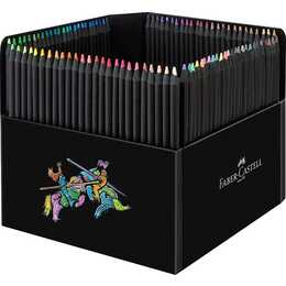 FABER-CASTELL Farbstift Black Edition (Schwarz, 100 Stück)