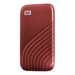 WD My Passport SSD (USB Typ-C, 1000 GB, Rot)