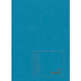 SIMPLEX Album di francobolli (17.5 cm x 24.0 cm, Blu)