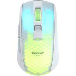 ROCCAT Burst Pro Air Bluetooth Maus (Kabellos, Universal, Weiss)