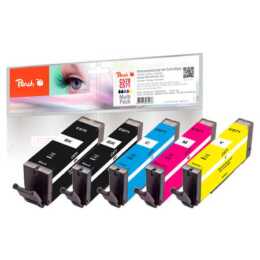 PEACH PGI-570/CLI-571 (Gelb, Schwarz, Magenta, Cyan, Photo Schwarz, Multipack)