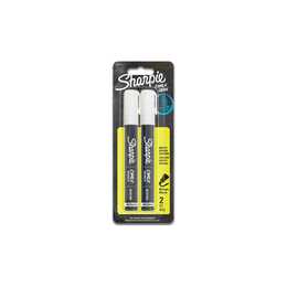 SHARPIE Marqueur craie (Blanc, 2 pièce)
