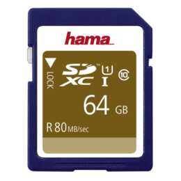 HAMA SDXC 00124136 (Class 10, 64 GB, 80 MB/s)