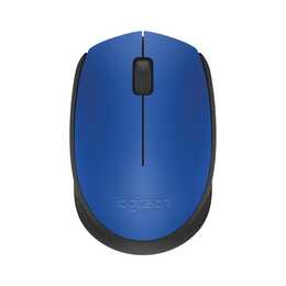 LOGITECH M171 Maus (Kabellos, Office, Blau)