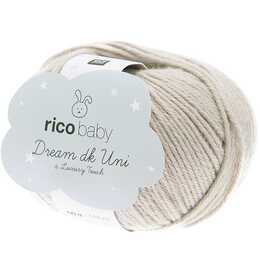 RICO DESIGN Laine (50 g, Gris argenté, Gris)