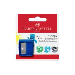 FABER-CASTELL Temperino manuale Grippy (Blu)