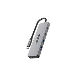 SITECOM (5 Ports, HDMI, USB Typ-C, USB Typ-A)