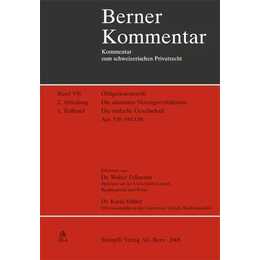Obligationenrecht: Die einzelnen Vertragsverhältnisse, Gesellschaftsrecht, Wertpapierrecht, Art. 363-1186 / Kauf und Tausch - Die Schenkung. Art. 184-252 / Die einfache Gesellschaft - Art. 530-544 OR Die einzelnen Vertragsverhältnisse Obligationenrecht