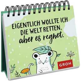 Eigentlich wollte ich die Welt retten, aber es regnet