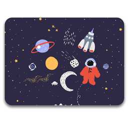EG tappetino per mouse - nero - universo