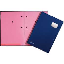 PAGNA Unterschriftenmappe De Luxe (Blau, A4, 1 Stück)